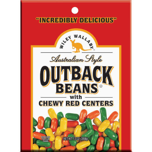 Wiley Wallaby Red Licorice 10 Oz. Outback Beans